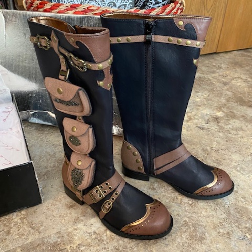 Ellie Victoria Steampunk Boots